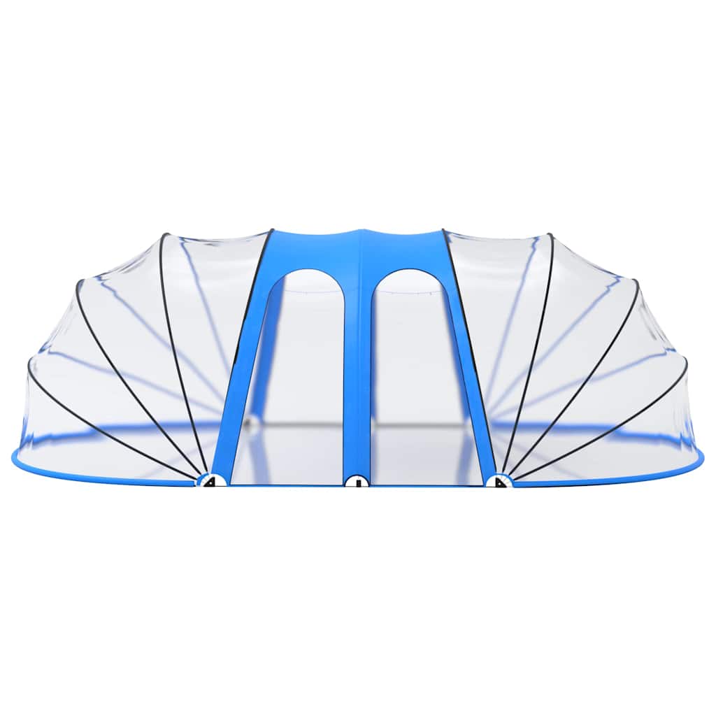 vidaXL Pool Dome Oval 620x410x210 cm 4