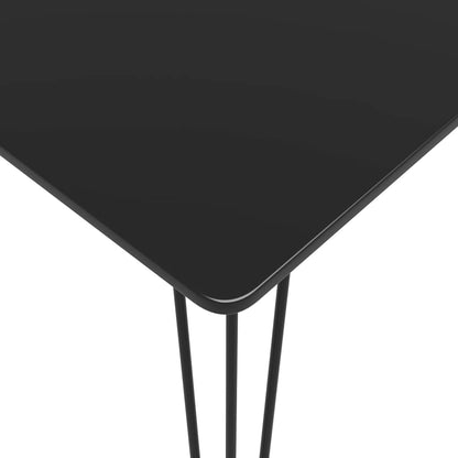 vidaXL Bar Set | Black and White | MDF, Metal, PP | Standard | Ergonomic 5