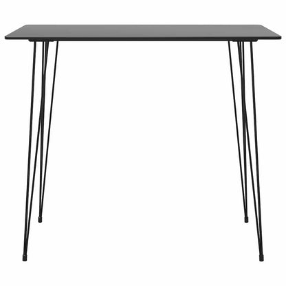 vidaXL 7 Piece Bar Set Black and White 3