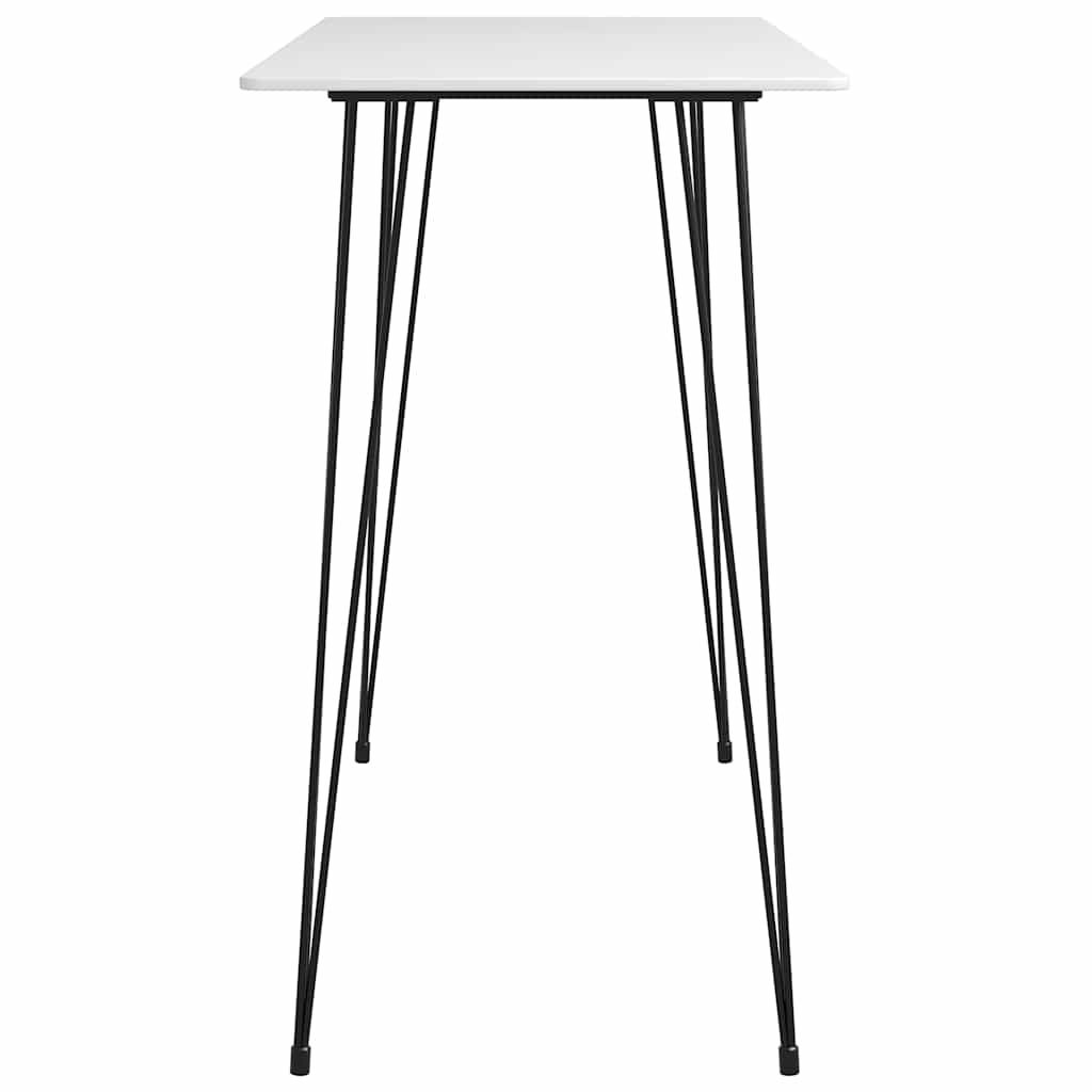 vidaXL Bar Set | White | MDF | Medium | Stackable | Bar Set | Rectangular 4