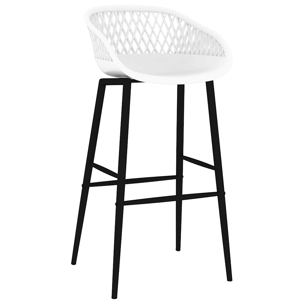 vidaXL 7 Piece Bar Set White 5