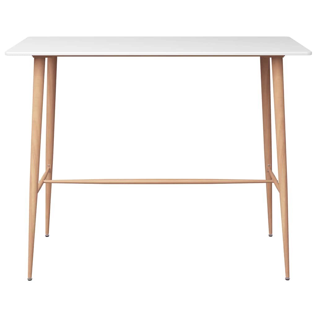 vidaXL Bar Set | White | MDF | Medium | Ergonomic | Bar Set | Rectangular 3