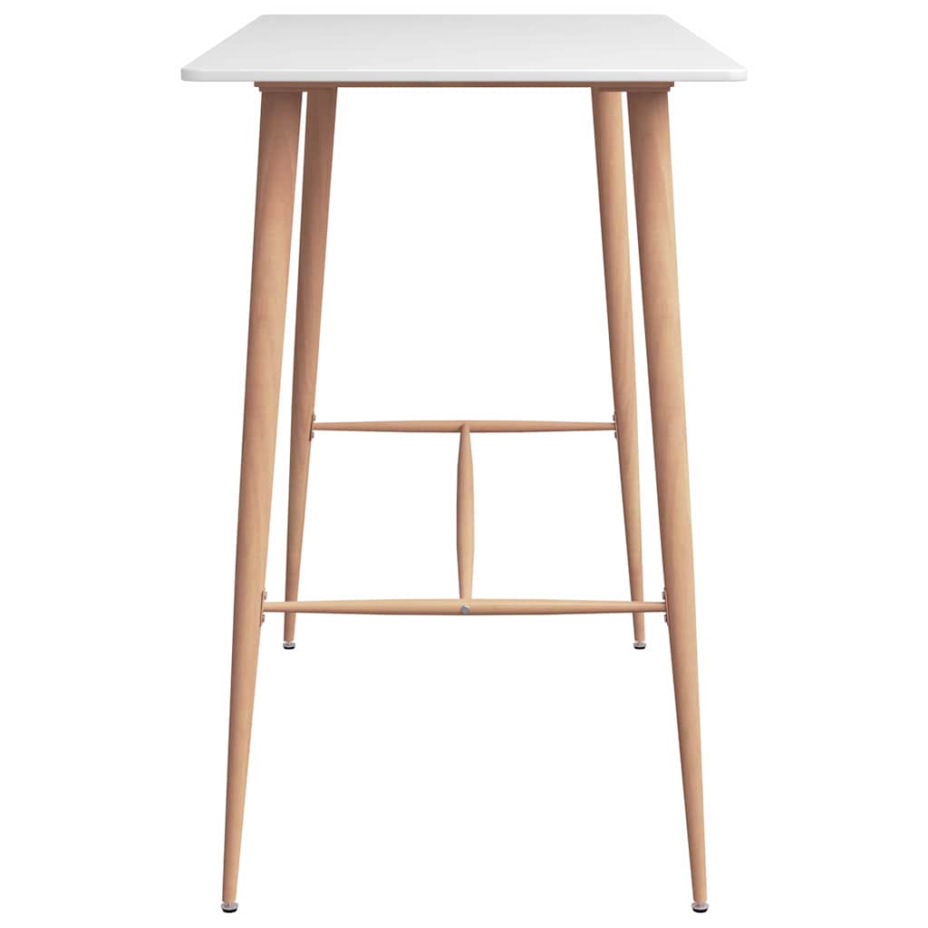 vidaXL 7 Piece Bar Set White 4