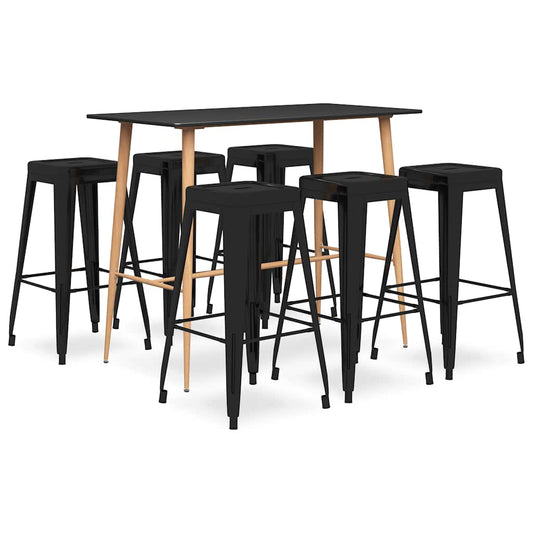 5 Piece Bar Black