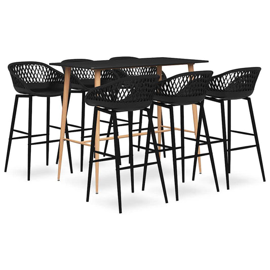5 Piece Bar Black