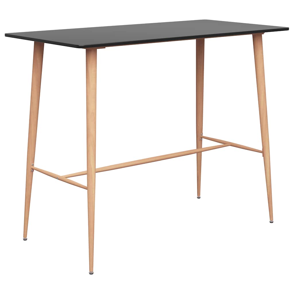 vidaXL Bar Set | Black and White | MDF, Metal, PP | Standard |  Durable 2