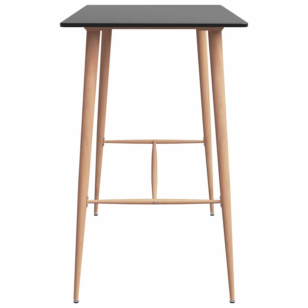 vidaXL Bar Set | Black, Grey | MDF, metal, PP | Ergonomic | Bar Set 4