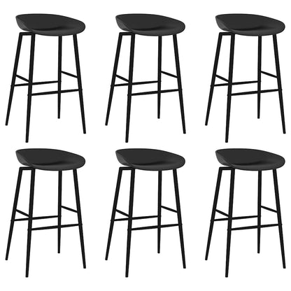vidaXL 7 Piece Bar Set Black 6