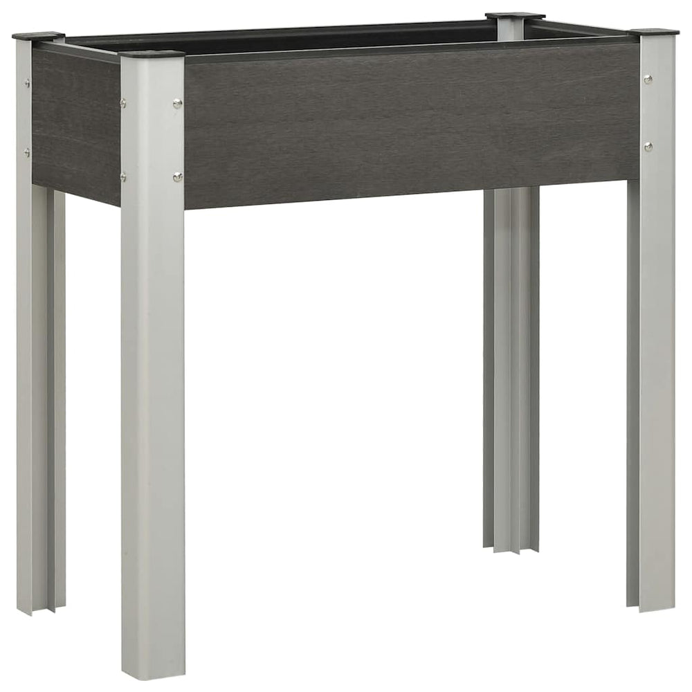 vidaXL Garden Raised Bed WPC Grey