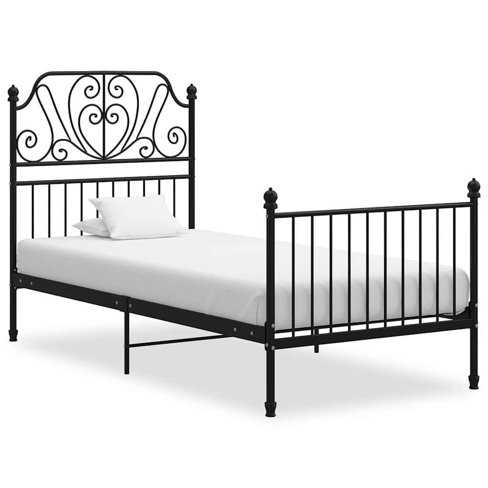vidaXL Bed Frame without Mattress Metal