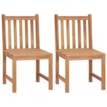 vidaXL Garden Chairs Solid Teak Wood