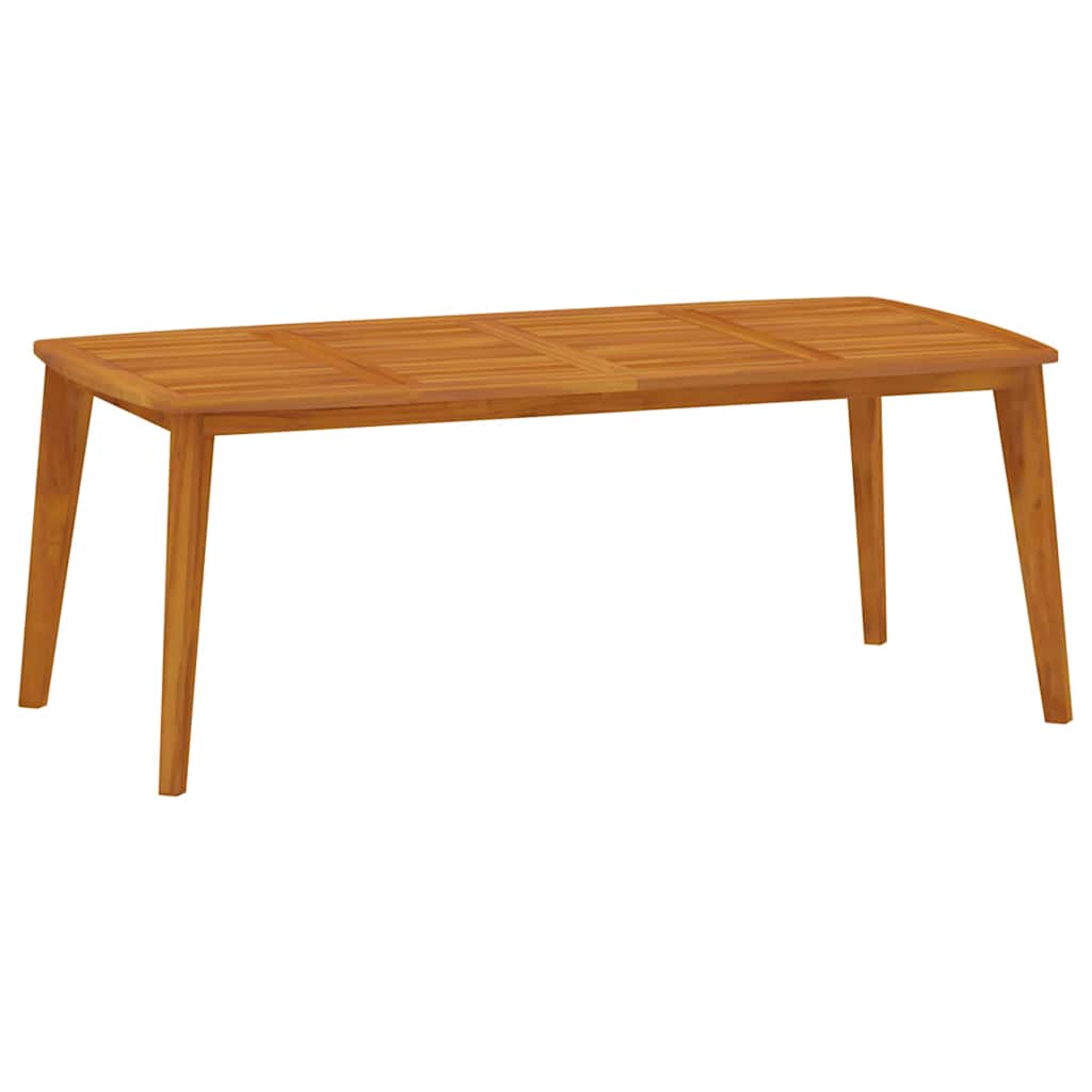 vidaXL 7 Piece Garden Dining Set Solid Wood Acacia 4