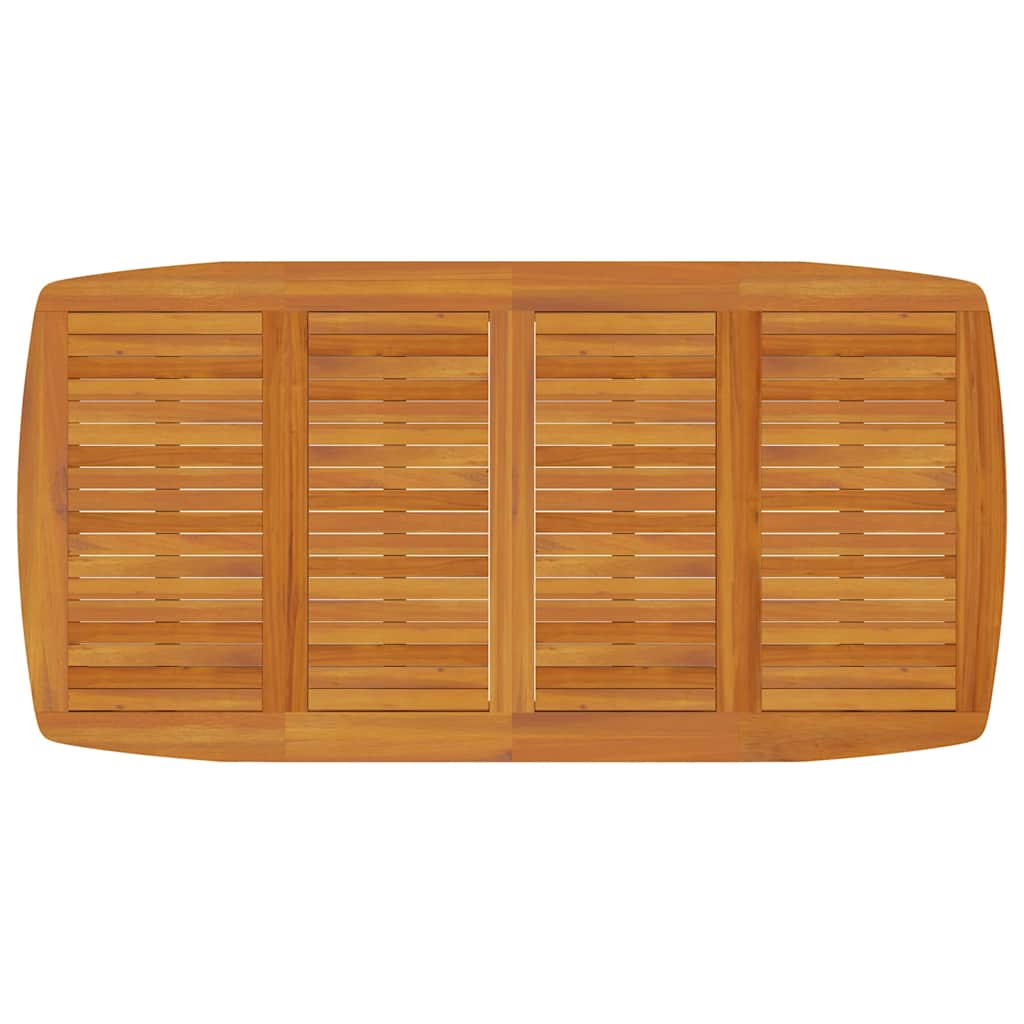 vidaXL 7 Piece Garden Dining Set Solid Wood Acacia 5