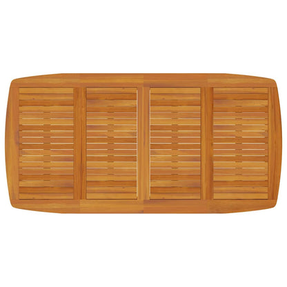 vidaXL 7 Piece Garden Dining Set Solid Wood Acacia 5