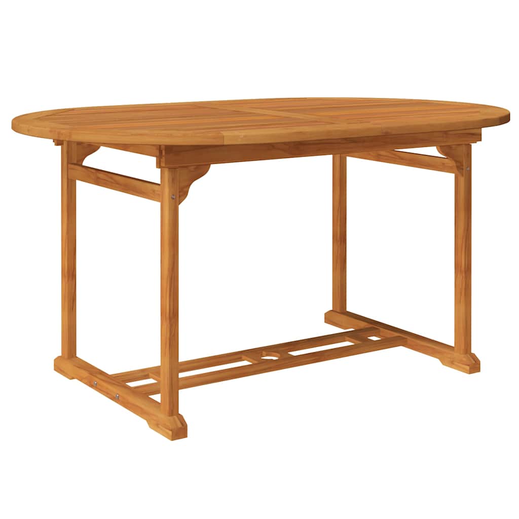 vidaXL 5 Piece Garden Dining Set Solid Acacia Wood 150-200 cm 6