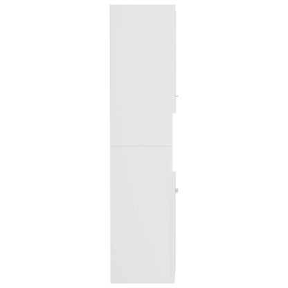 Bathroom Cabinet 30x30x130 cm Engineered Wood White