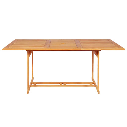 vidaXL 9 Piece Garden Dining Set Solid Teak Wood 3