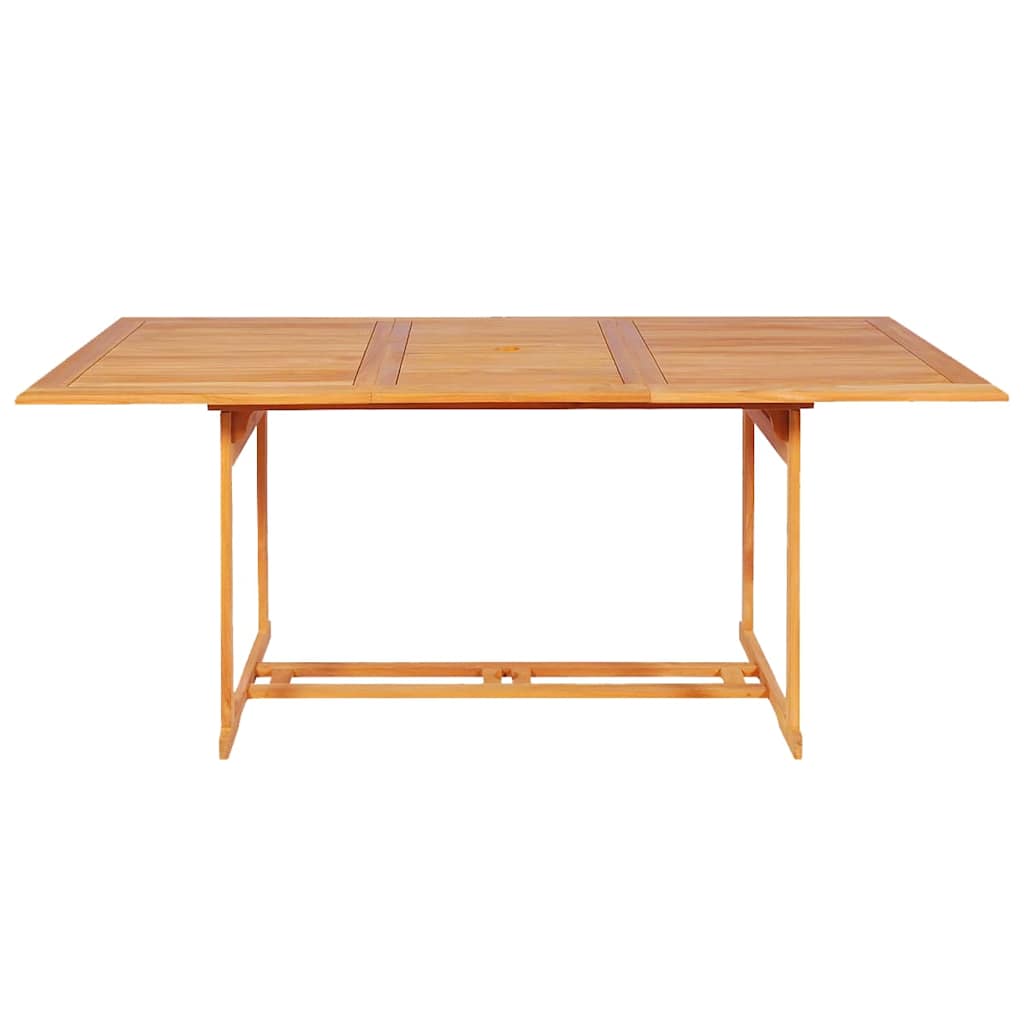 9 Piece Garden Dining Set Solid Teak Wood 8