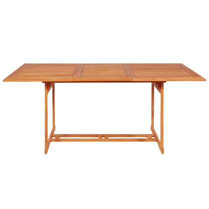 vidaXL 9 Piece Garden Dining Set Solid Teak Wood 4