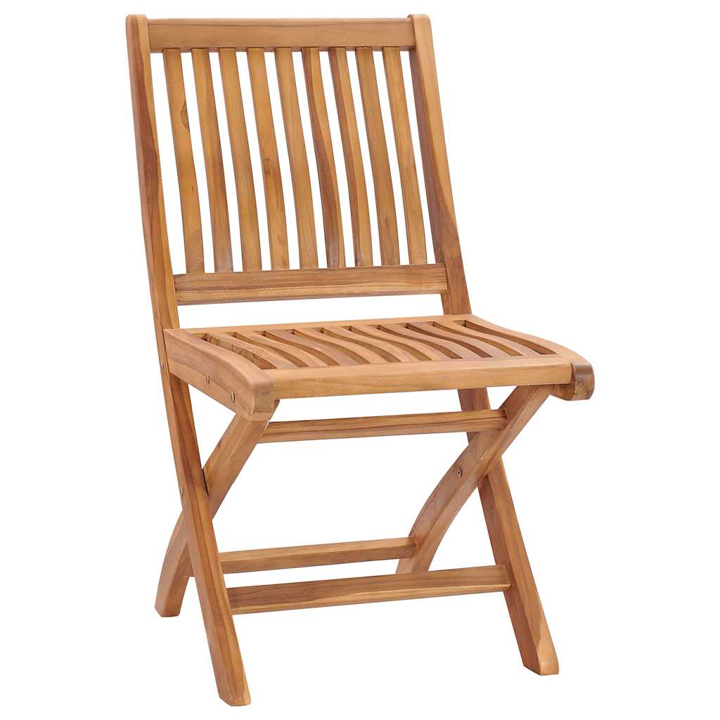 vidaXL 9 Piece Garden Dining Set Solid Teak Wood 6