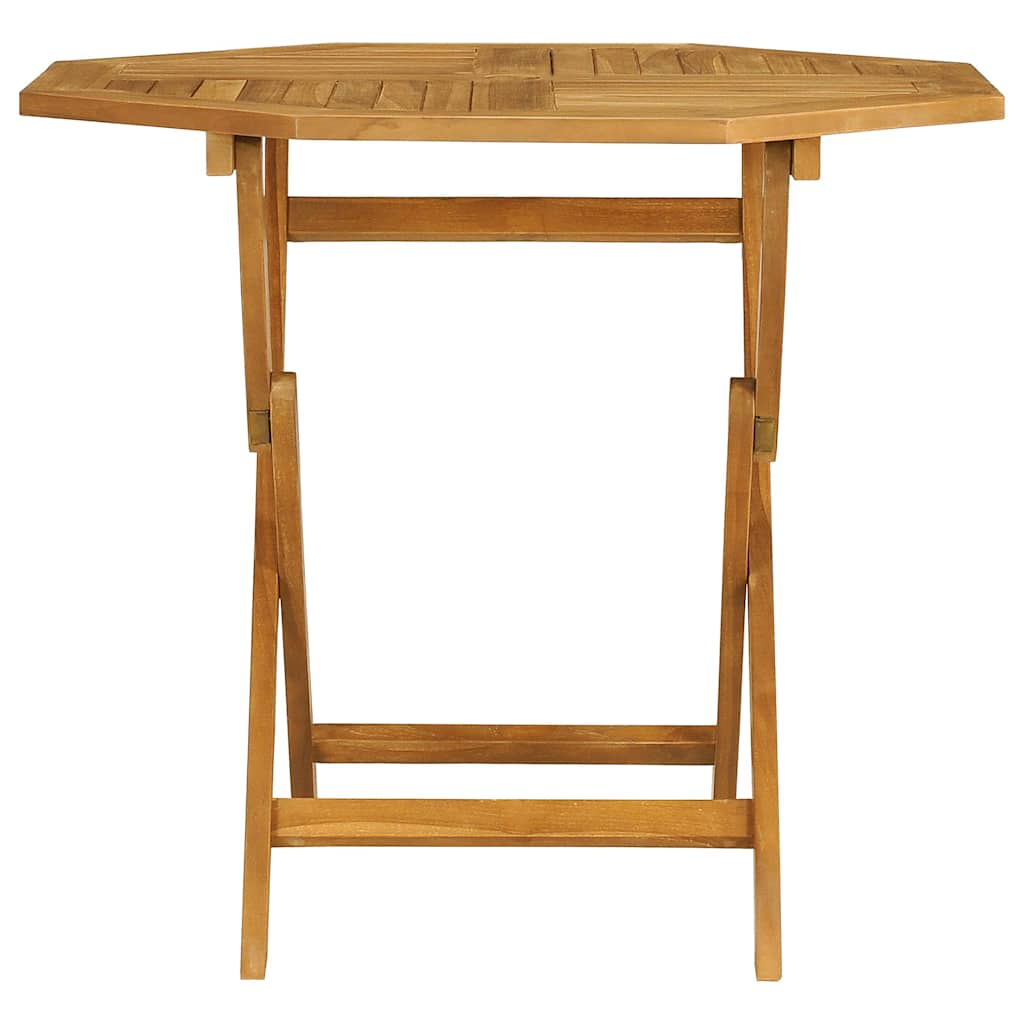 vidaXL 5 Piece Garden Dining Set Solid Teak Wood 4