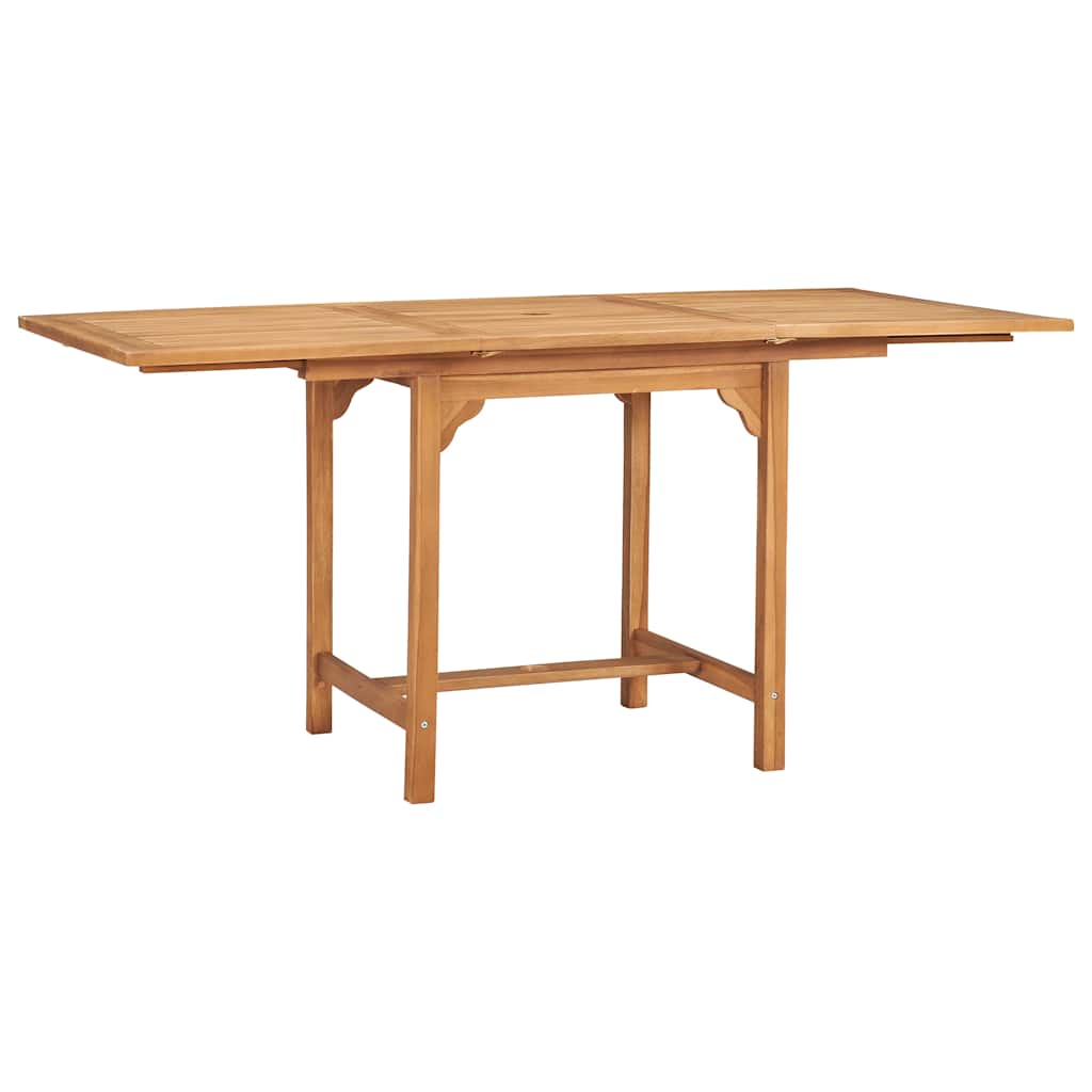 vidaXL 5 Piece Garden Dining Set Solid Teak Wood 5