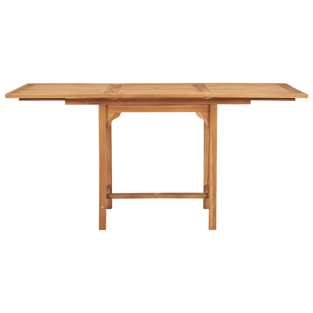 vidaXL 5 Piece Garden Dining Set Solid Teak Wood 6