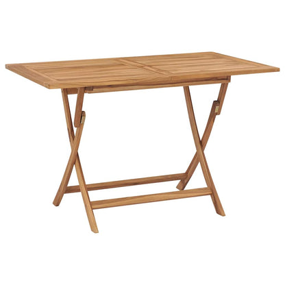 vidaXL 7 Piece Garden Dining Set Solid Teak Wood 3
