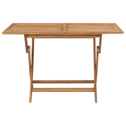 vidaXL 7 Piece Garden Dining Set Solid Teak Wood 4
