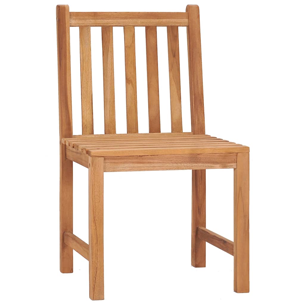 vidaXL 7 Piece Garden Dining Set 120x70 cm Solid Teak Wood 4