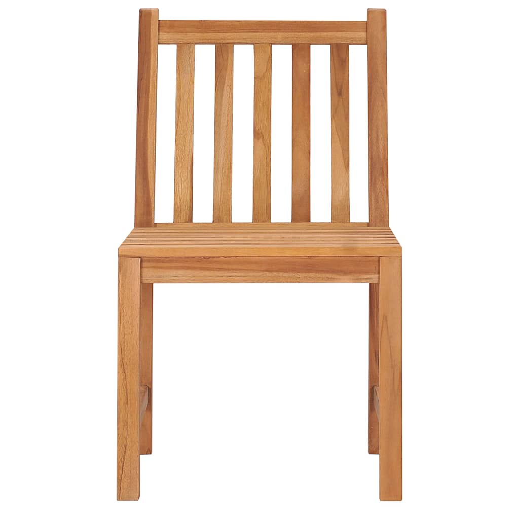vidaXL 7 Piece Garden Dining Set 140x80 cm Solid Teak Wood 5