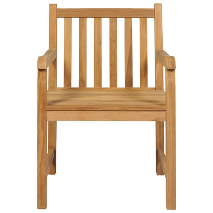 vidaXL 5 Piece Garden Dining Set 180x90 cm Solid Teak Wood 5