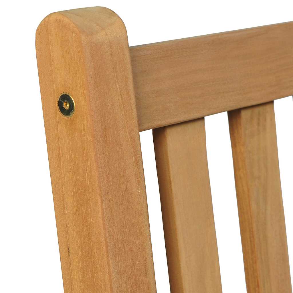 vidaXL 5 Piece Garden Dining Set 180x90 cm Solid Teak Wood 6
