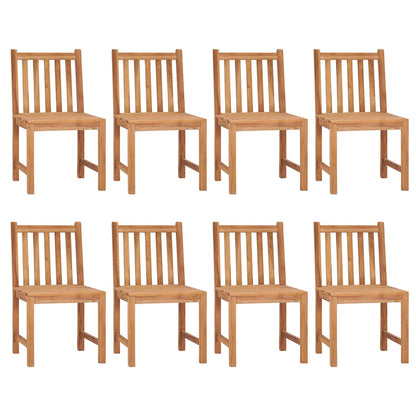 vidaXL 9 Piece Garden Dining Set 200x100 cm Solid Teak Wood 3