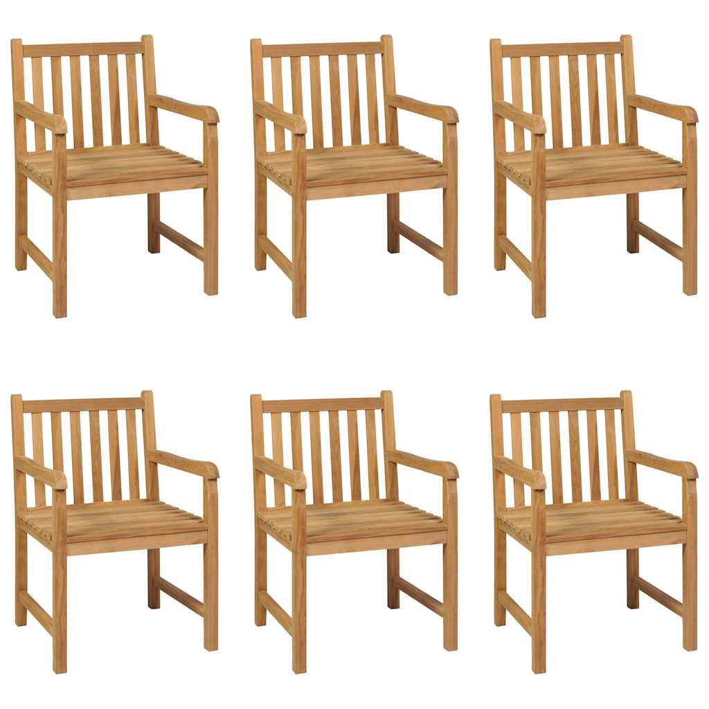 vidaXL 7 Piece Garden Dining Set 200x100 cm Solid Teak Wood 3