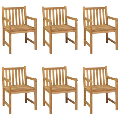vidaXL 7 Piece Garden Dining Set 200x100 cm Solid Teak Wood 3