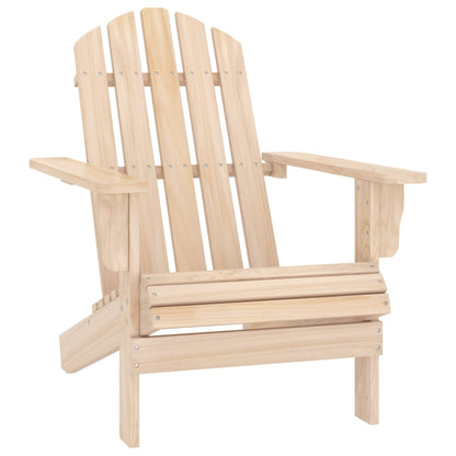 vidaXL Garden Adirondack Chair with Table Solid Fir Wood