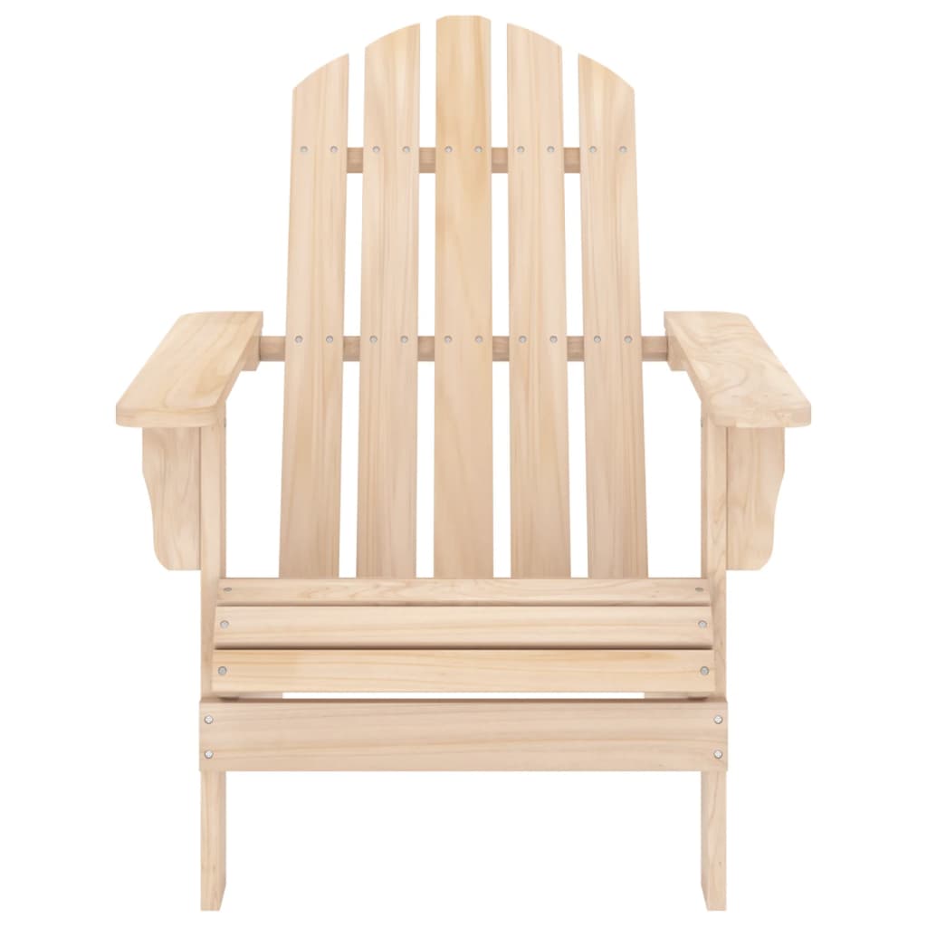 vidaXL Garden Adirondack Chair with Table Solid Fir Wood