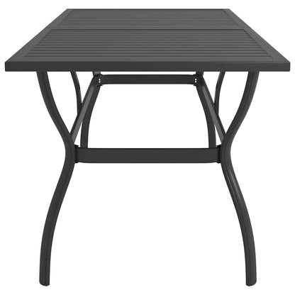 vidaXL 7 Piece Garden Dining Set Textilene and Steel 5