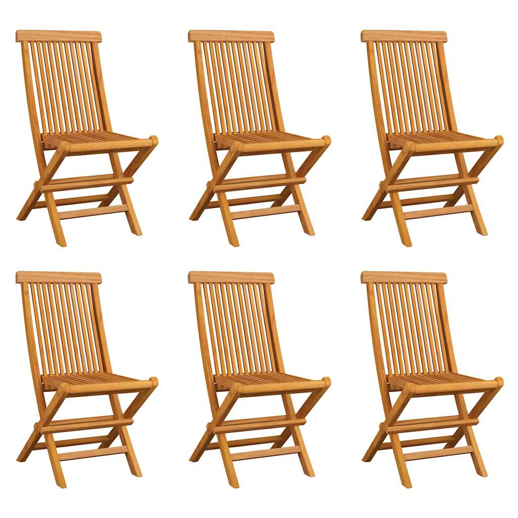 Folding Chairs Solid Teak Wood 6