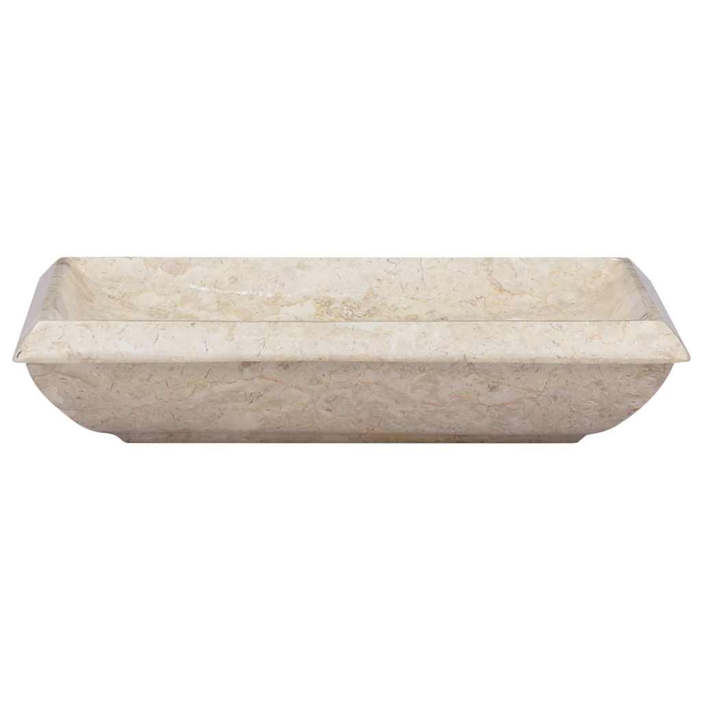 Sink 50x35x10 cm Marble Cream