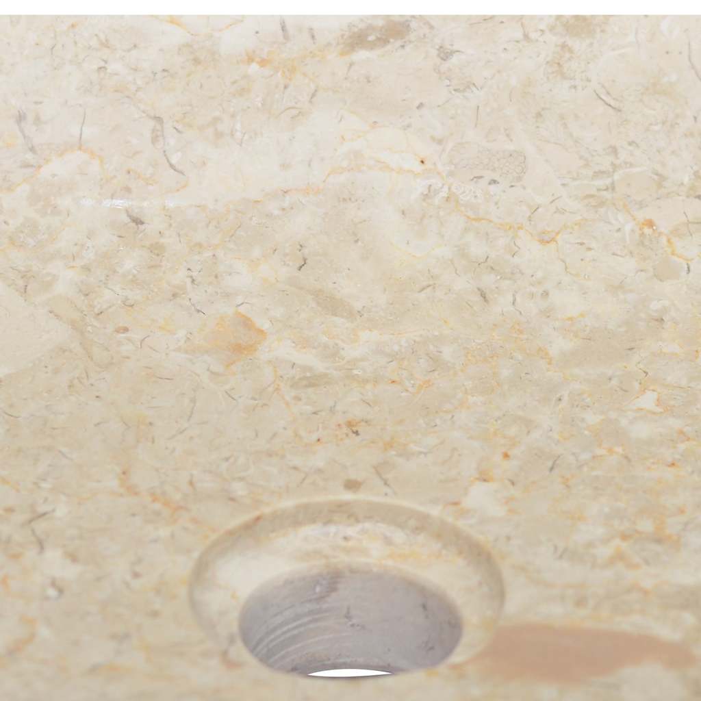 Sink 50x35x10 cm Marble Cream