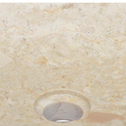 Sink 50x35x10 cm Marble Cream