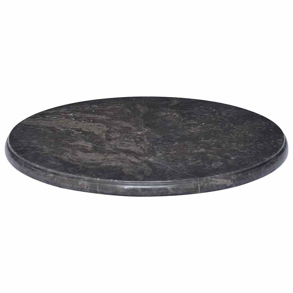 Table Top Ø40x2,5 Marble Black Ø 50 x 2.5 cm