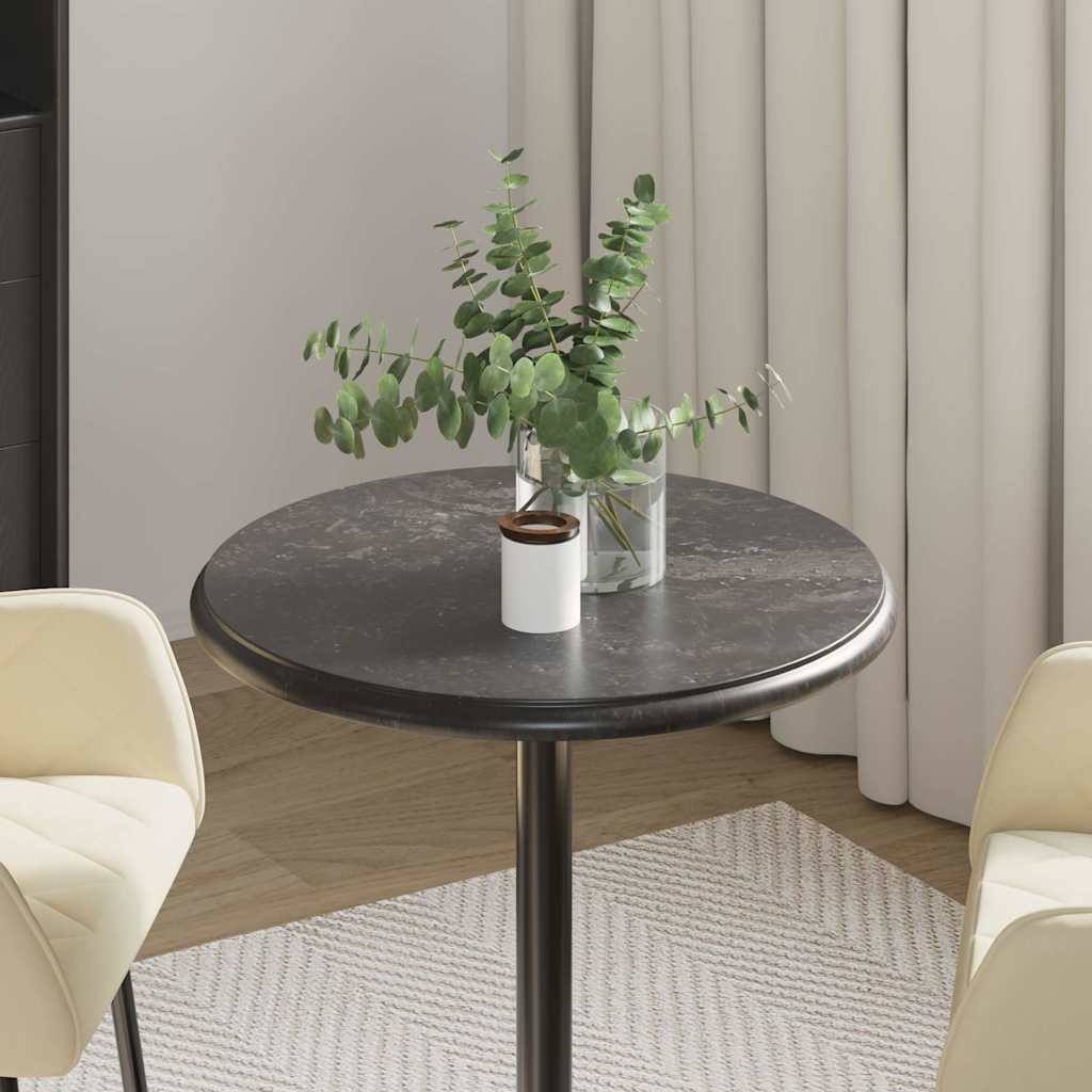 Table Top Ø40x2,5 Marble Black Ø 50 x 2.5 cm
