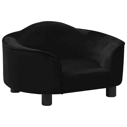 Dog Sofa 67x47x36 cm Plush Black