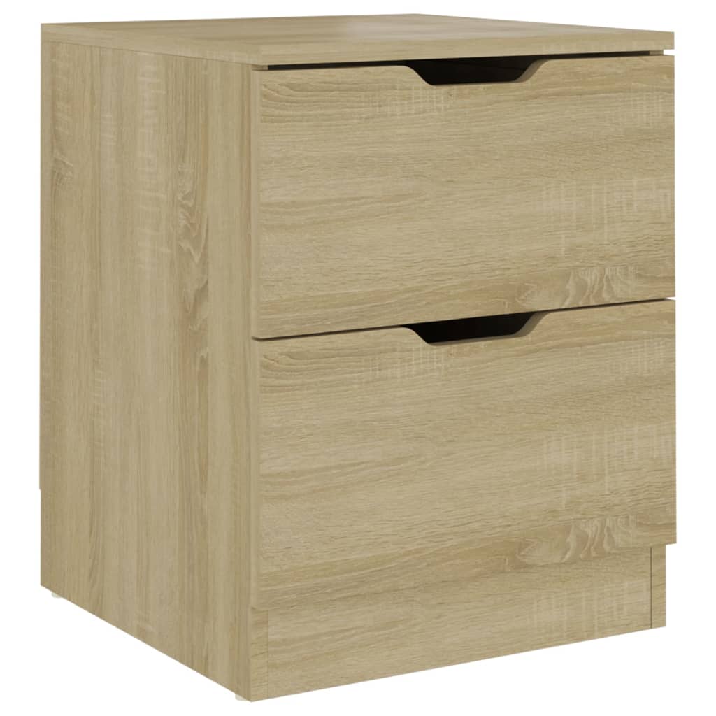 vidaXL Bedside Cabinet Sonoma Oak 40x40x50 cm Engineered Wood