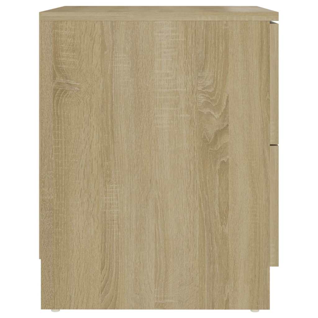 Bedside Cabinet 40x40x50 cm Engineered Wood Sonoma oak 2