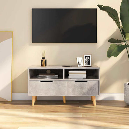 TV Cabinet 90x40x48,5 cm Engineered Wood Concrete grey