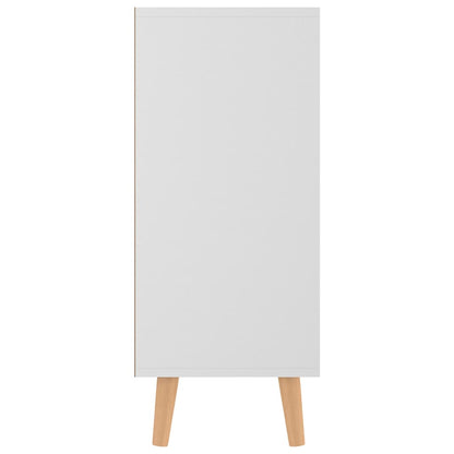 Sideboard 90x30x72 cm Engineered Wood White